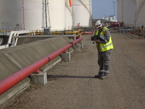 Пожарная магистраль на промышленном объекте