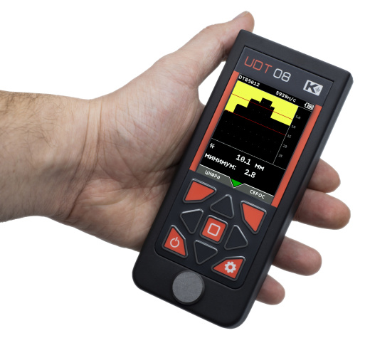 Портативный ультразвуковой толщиномер УДТ-08