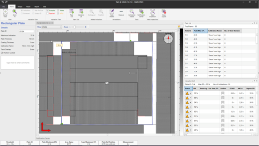 Программное обеспечение SIMS™ PRO для анализа данных и составления отчетов Floormap®